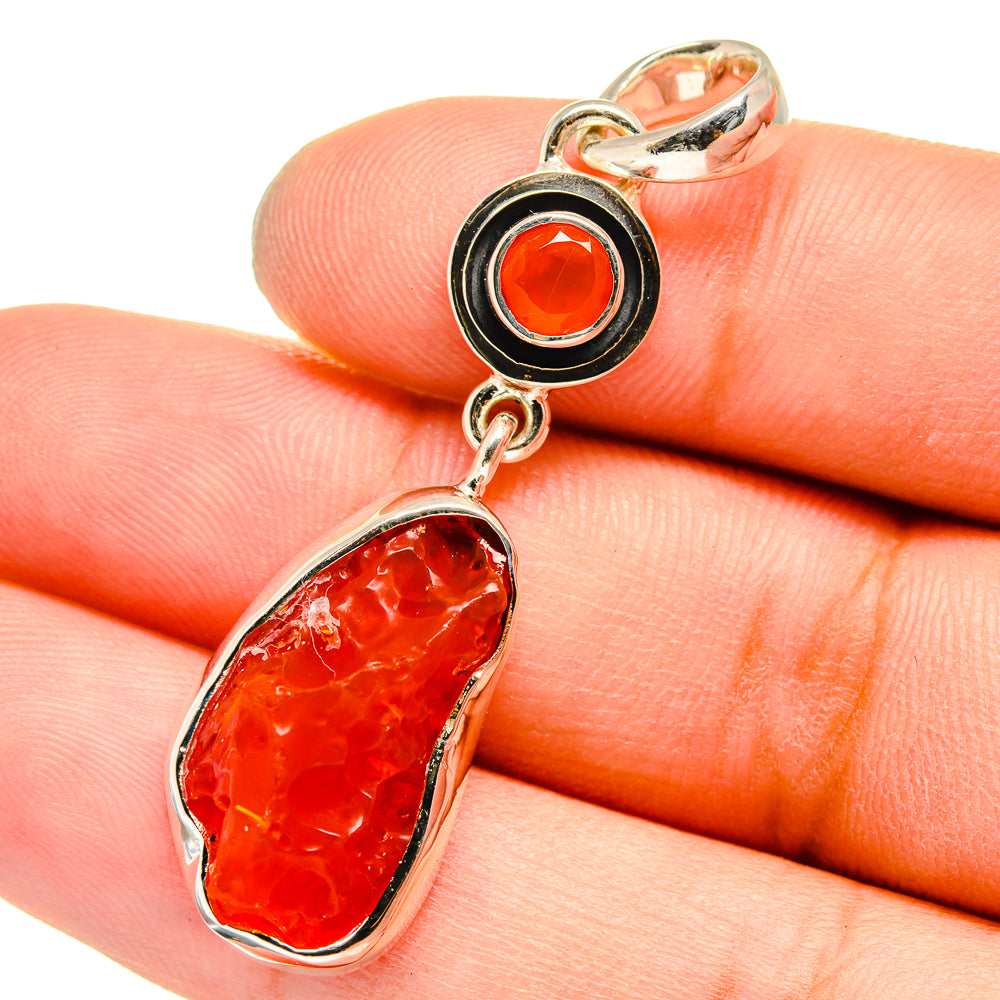 Carnelian Pendants handcrafted by Ana Silver Co - PD13069