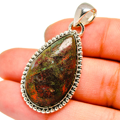 Russian Eudialyte Pendants handcrafted by Ana Silver Co - PD13077