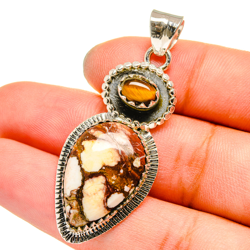 Wild Horse Jasper Pendants handcrafted by Ana Silver Co - PD13085