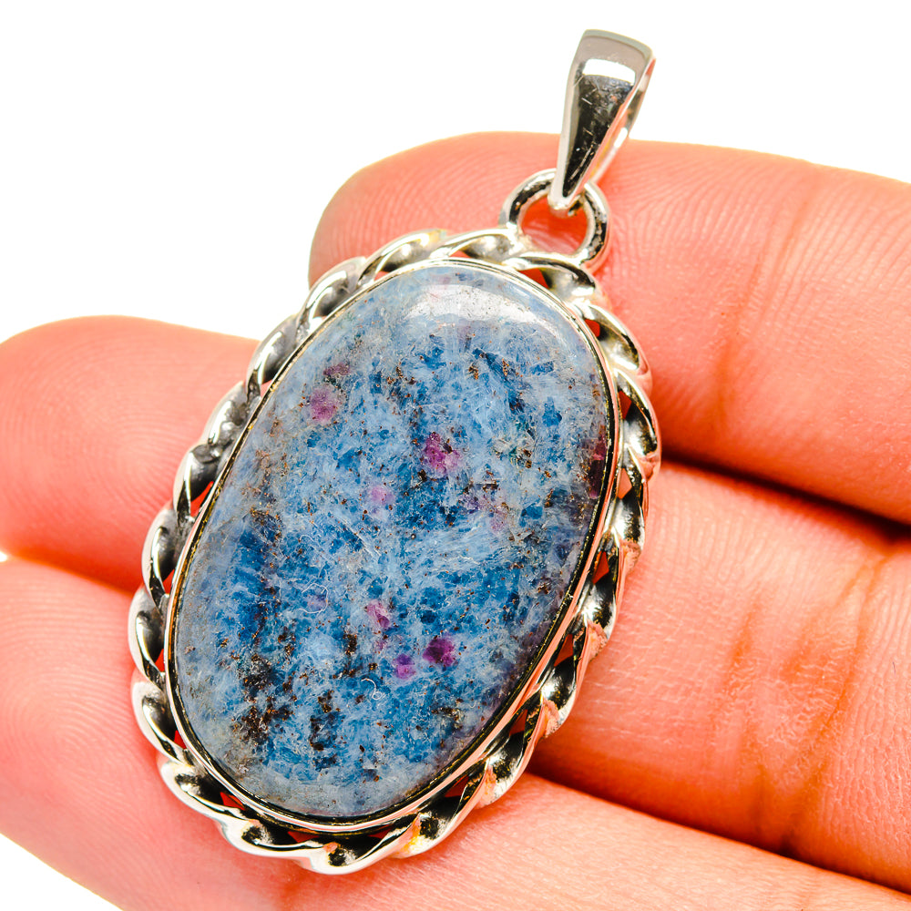 Ruby Fuchsite Pendants handcrafted by Ana Silver Co - PD13086