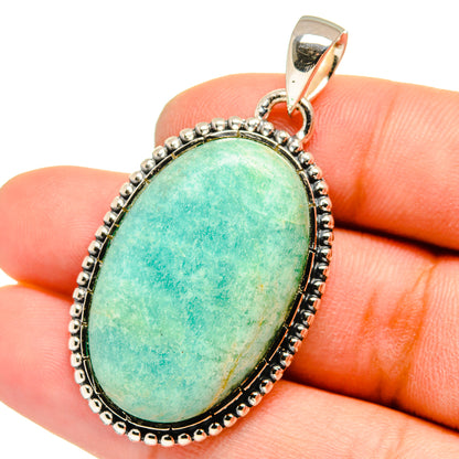 Amazonite Pendants handcrafted by Ana Silver Co - PD13094
