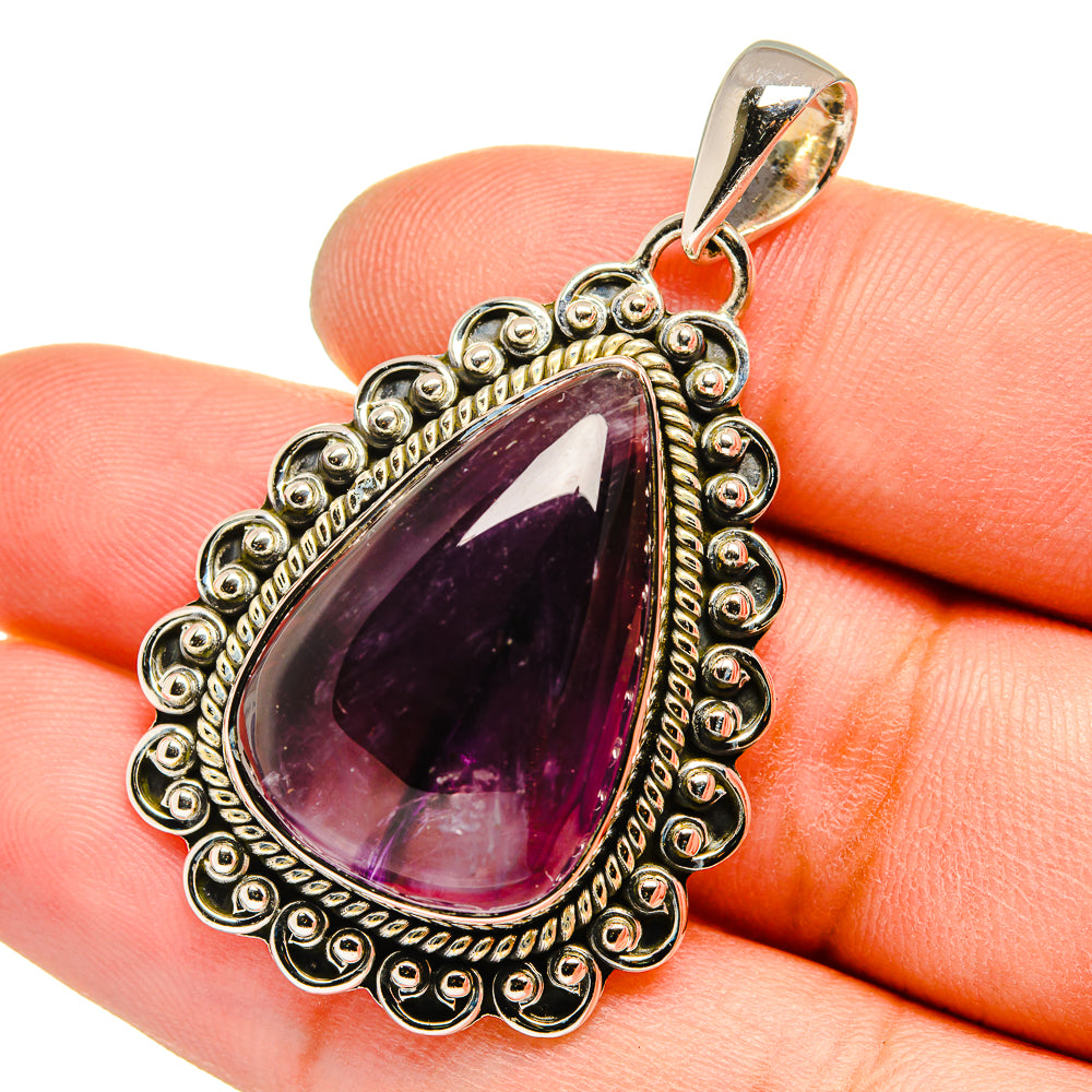 Amethyst Pendants handcrafted by Ana Silver Co - PD13098