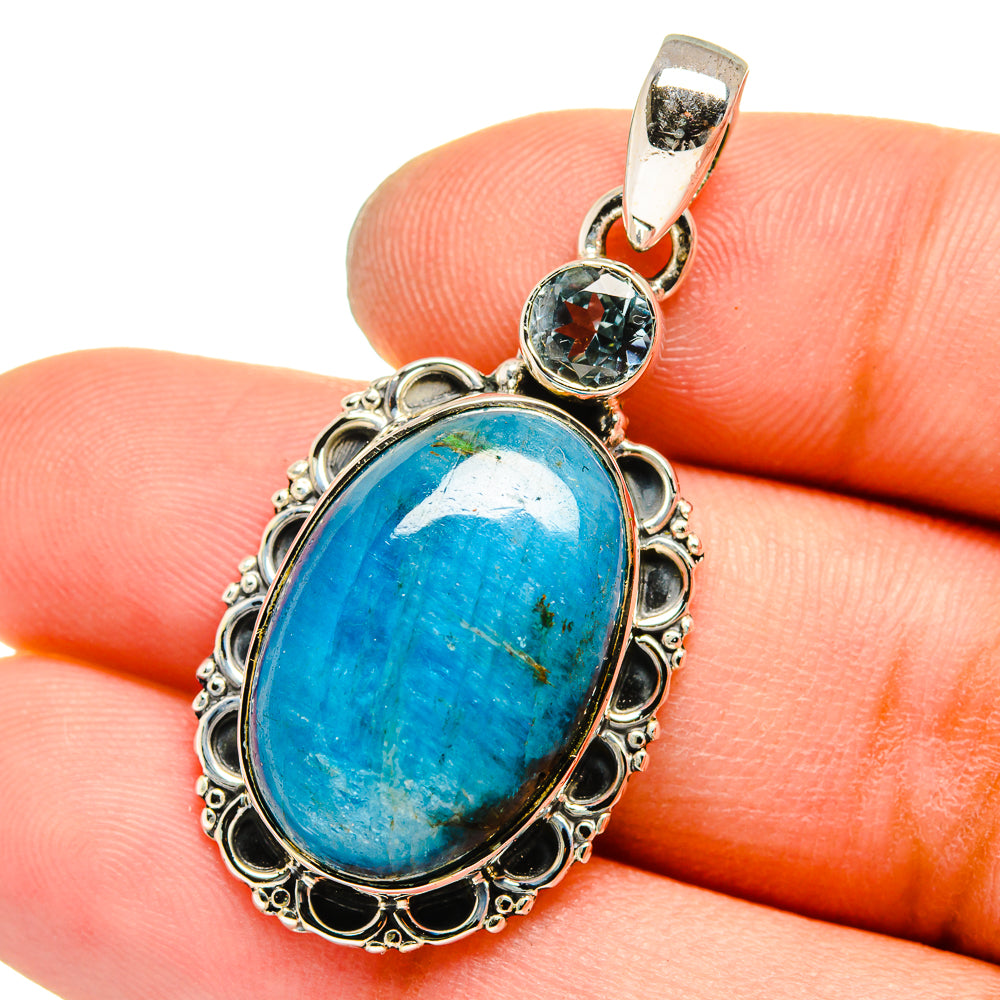 Apatite Pendants handcrafted by Ana Silver Co - PD13100