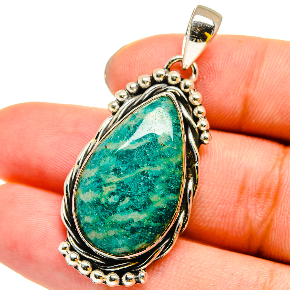 Amazonite Pendants handcrafted by Ana Silver Co - PD13122