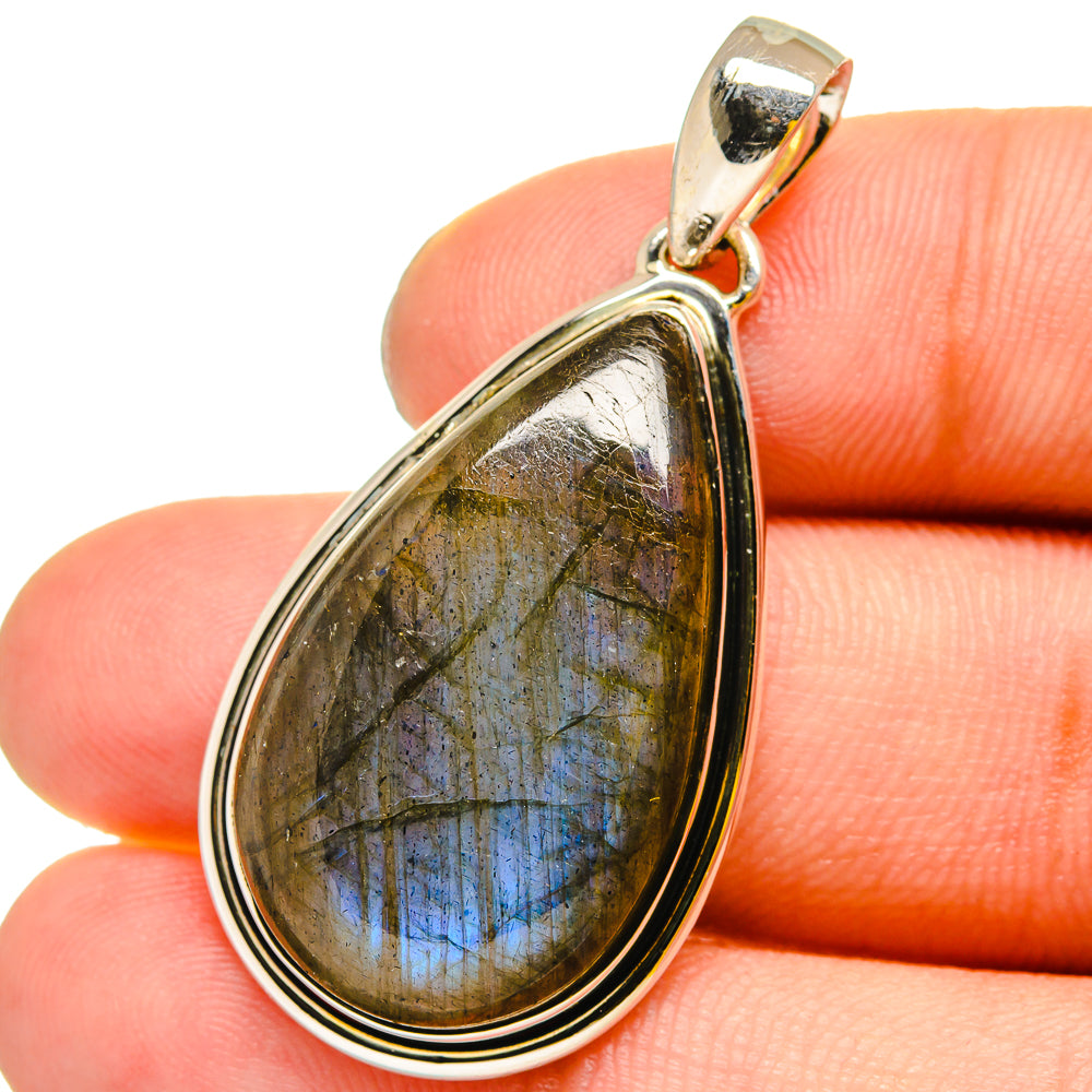 Labradorite Pendants handcrafted by Ana Silver Co - PD13125