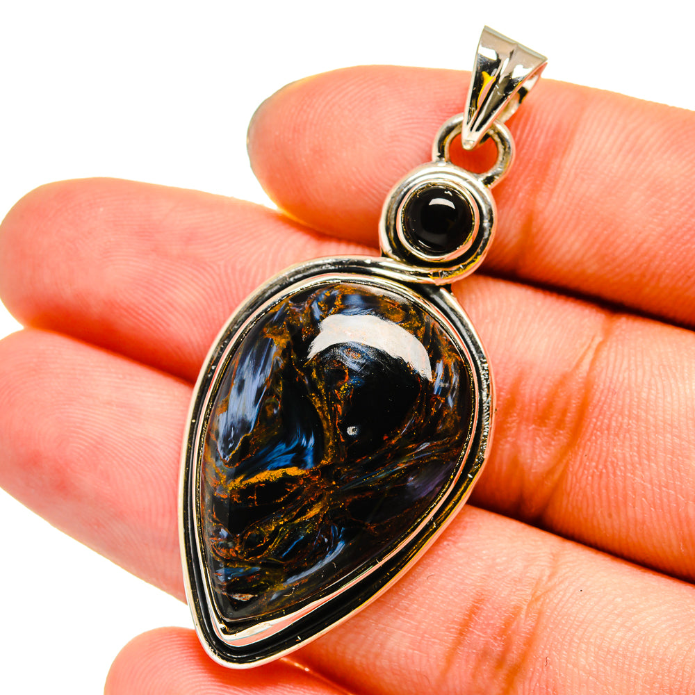 Pietersite Pendants handcrafted by Ana Silver Co - PD13127