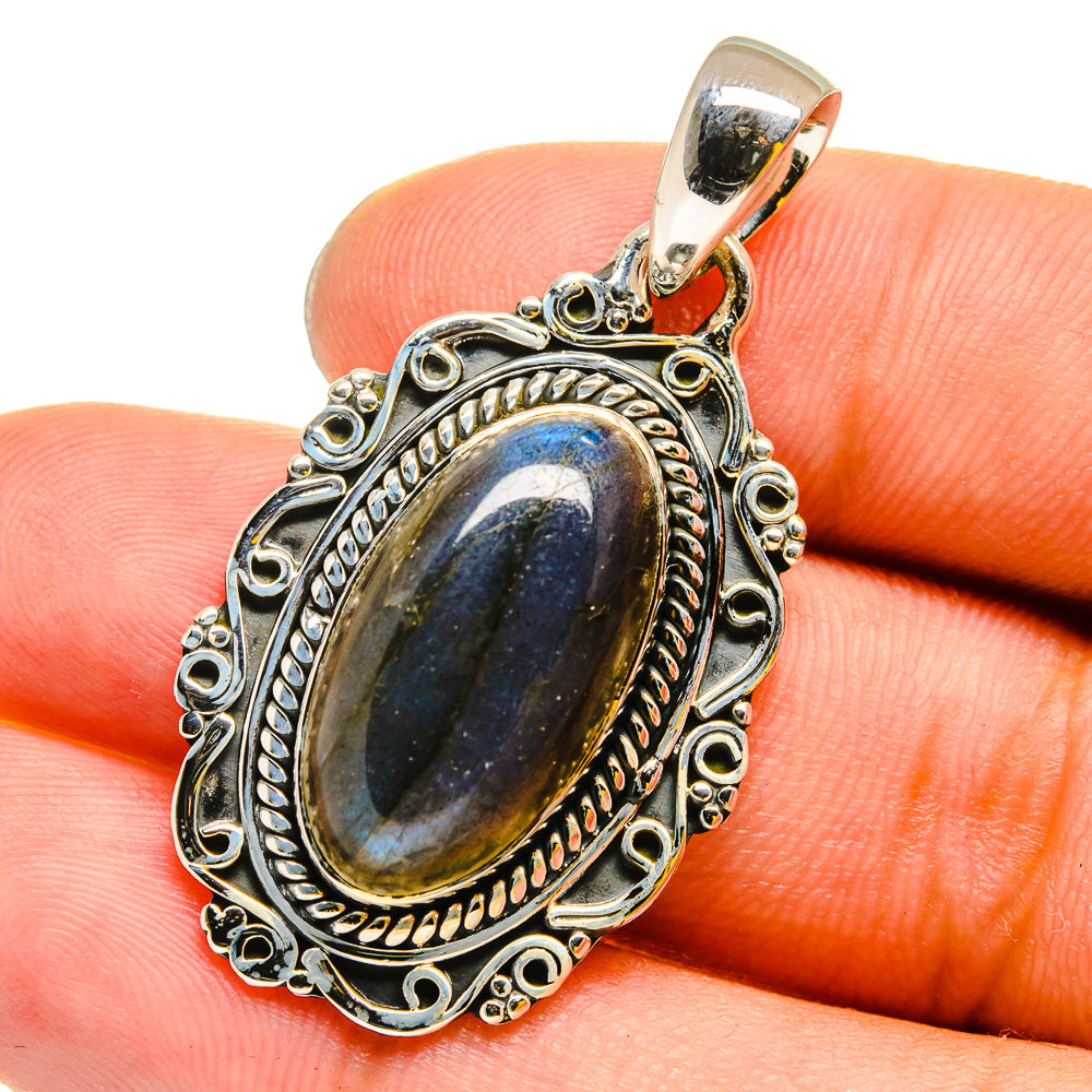 Labradorite Pendants handcrafted by Ana Silver Co - PD13133