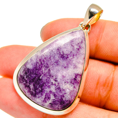 Lepidolite Pendants handcrafted by Ana Silver Co - PD13140