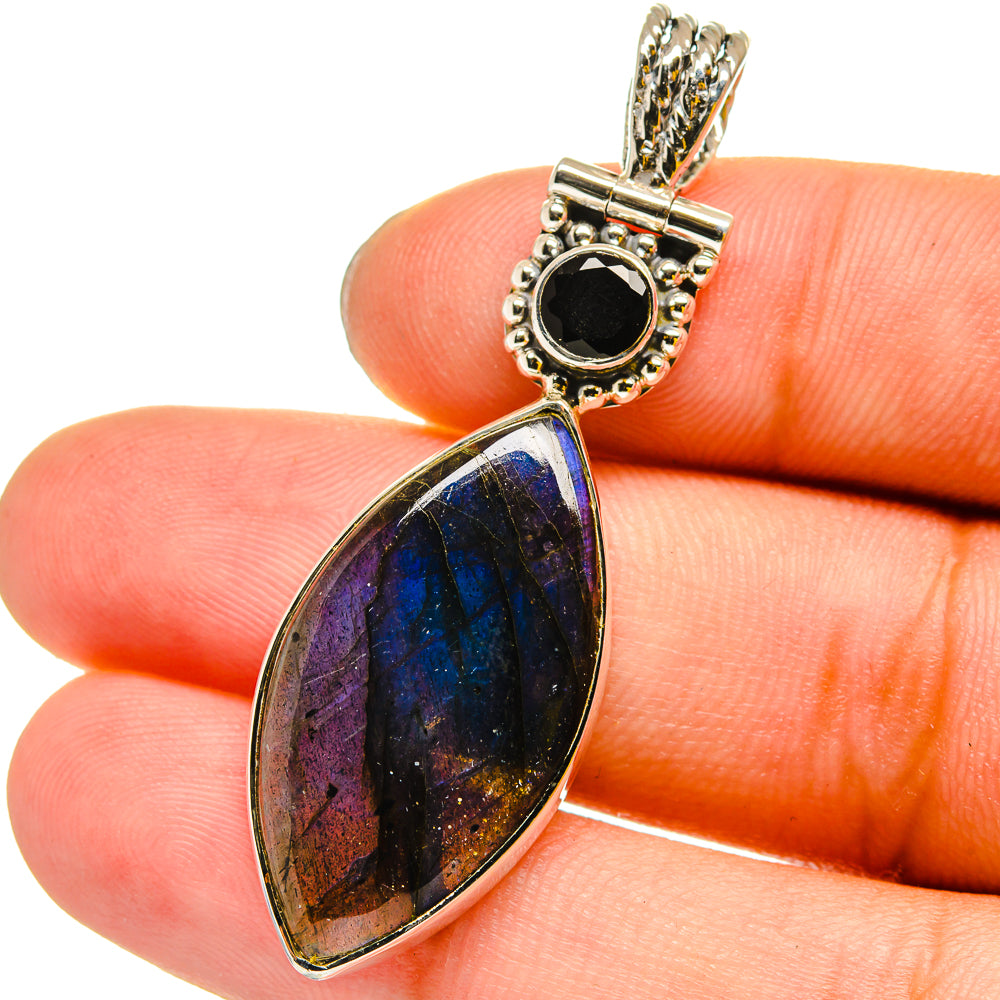 Labradorite Pendants handcrafted by Ana Silver Co - PD13142