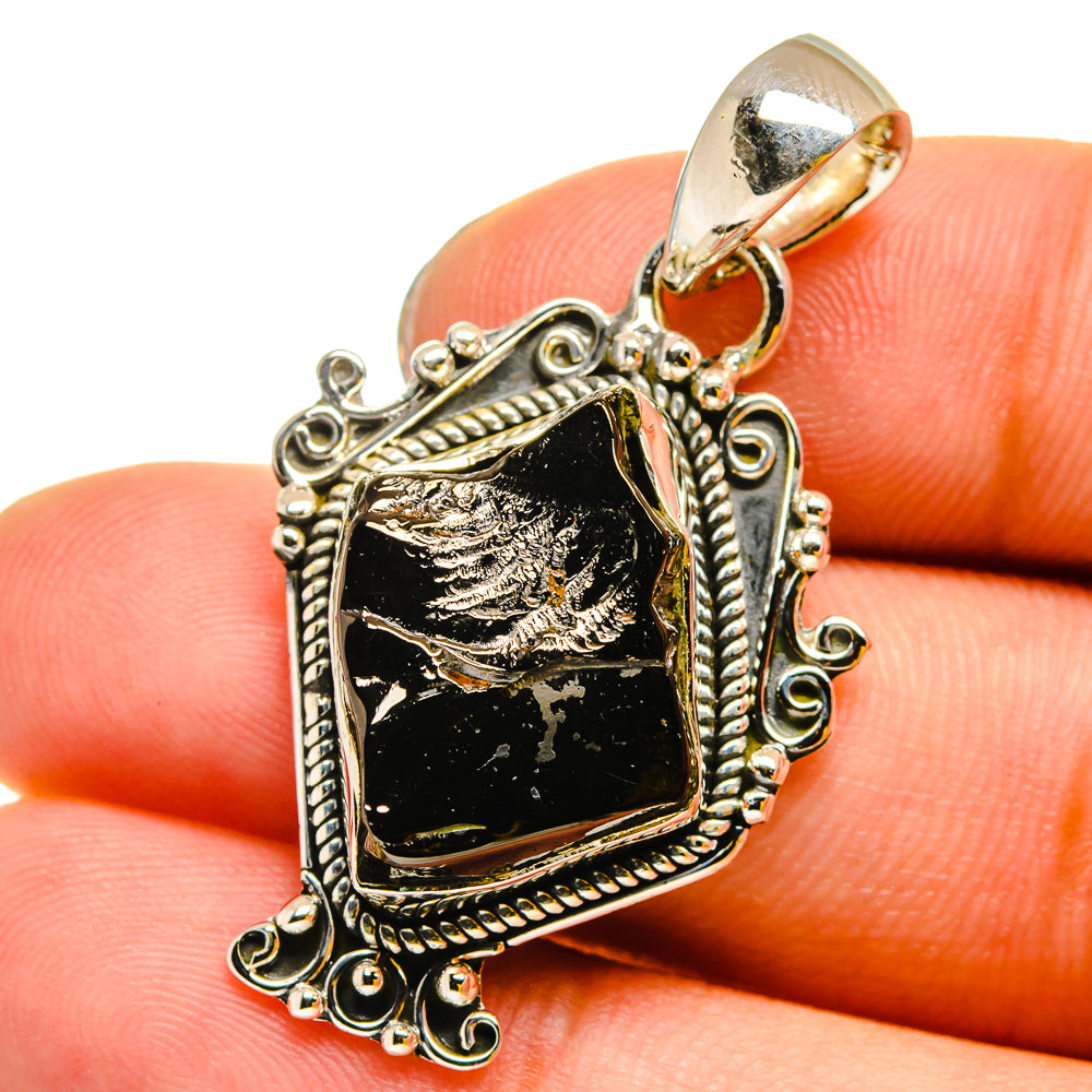 Shungite Pendants handcrafted by Ana Silver Co - PD13153