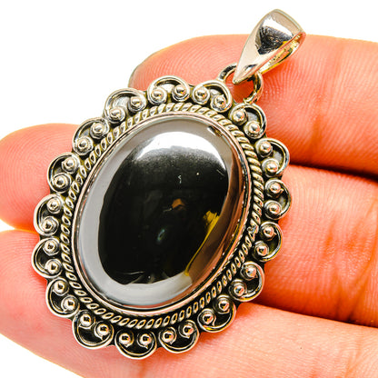 Hematite Pendants handcrafted by Ana Silver Co - PD13154