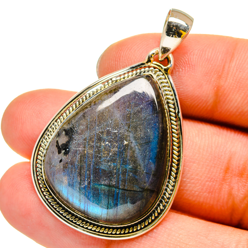 Labradorite Pendants handcrafted by Ana Silver Co - PD13155