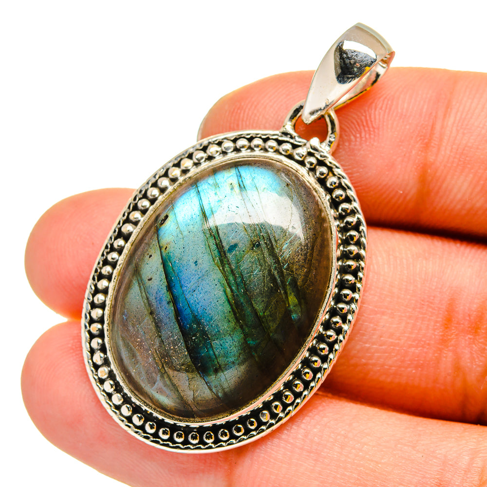 Labradorite Pendants handcrafted by Ana Silver Co - PD13157