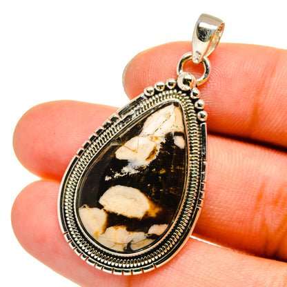 Peanut Wood Jasper Pendants handcrafted by Ana Silver Co - PD13159