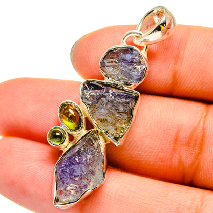Tanzanite Pendants handcrafted by Ana Silver Co - PD13168