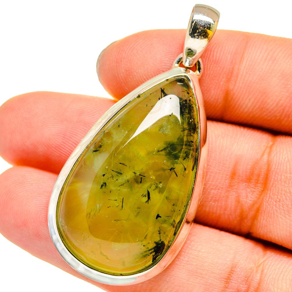 Prehnite Pendants handcrafted by Ana Silver Co - PD13169