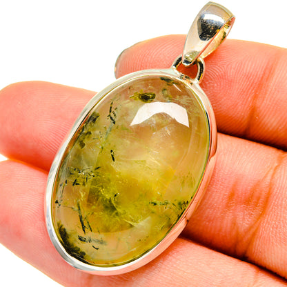 Prehnite Pendants handcrafted by Ana Silver Co - PD13178