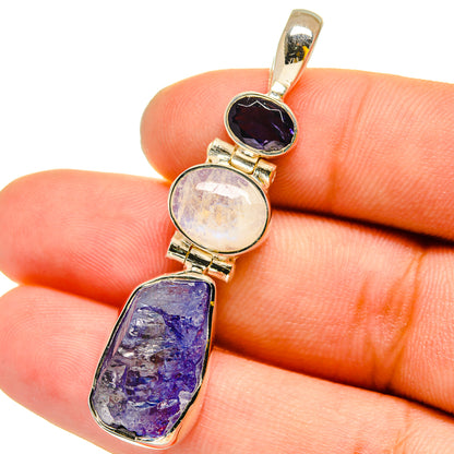 Tanzanite Pendants handcrafted by Ana Silver Co - PD13181