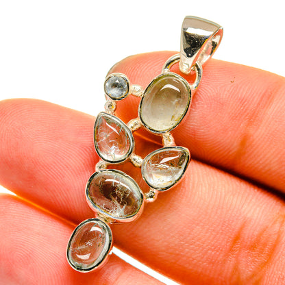 Aquamarine Pendants handcrafted by Ana Silver Co - PD13184