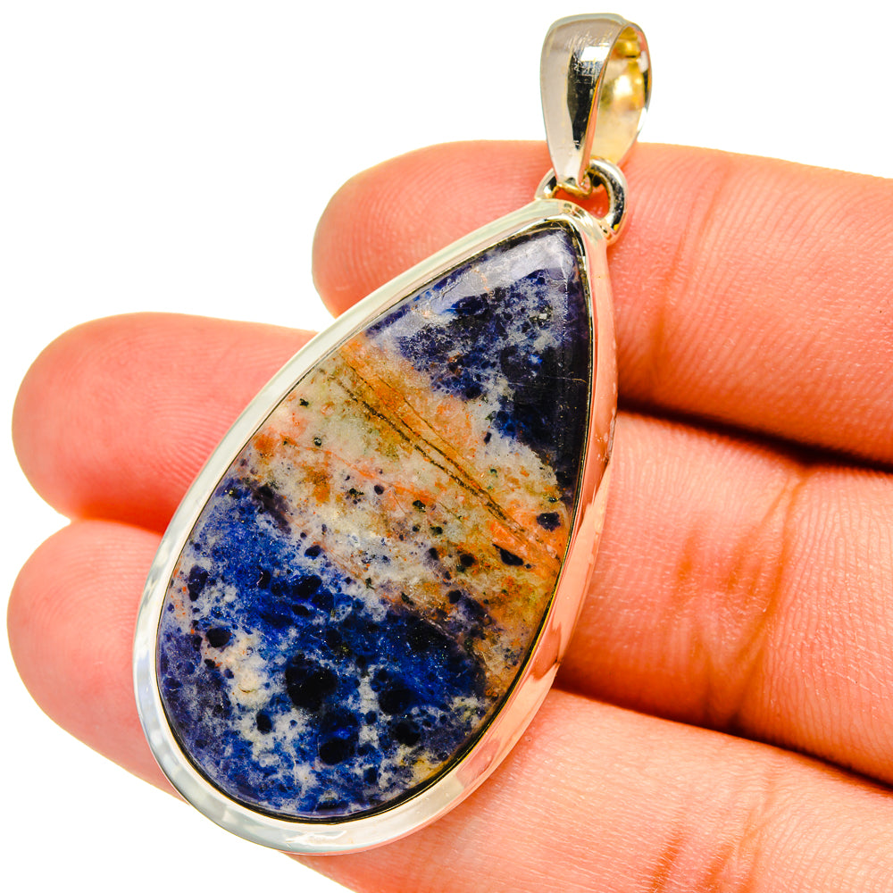 Sodalite Pendants handcrafted by Ana Silver Co - PD13189