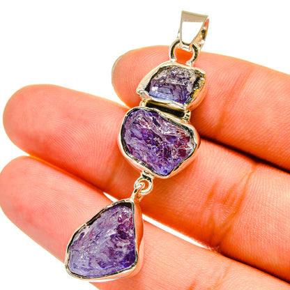 Tanzanite Pendants handcrafted by Ana Silver Co - PD13198