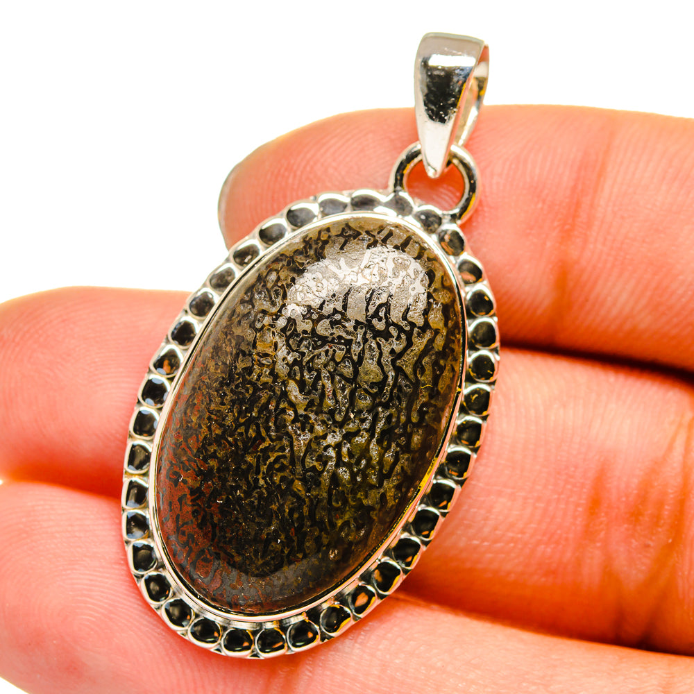 Dinosaur Bone Pendants handcrafted by Ana Silver Co - PD13199