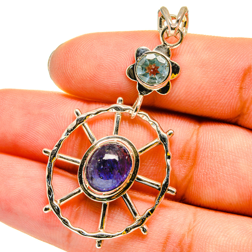 Tanzanite Pendants handcrafted by Ana Silver Co - PD13202