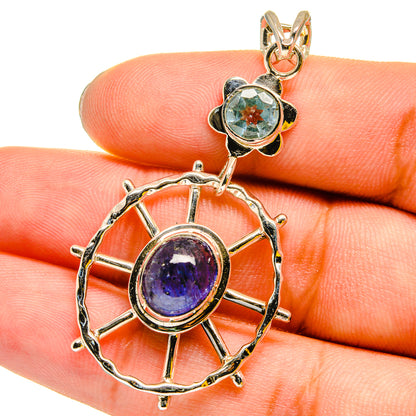 Tanzanite Pendants handcrafted by Ana Silver Co - PD13202