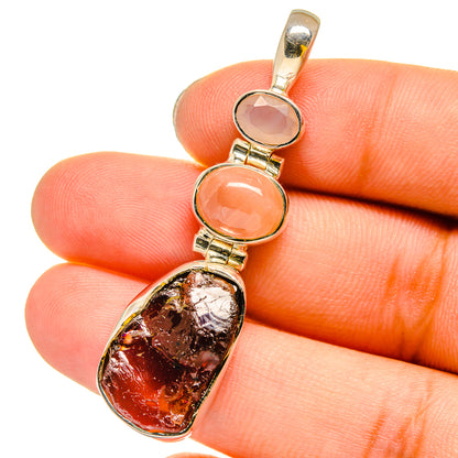 Garnet Pendants handcrafted by Ana Silver Co - PD13206