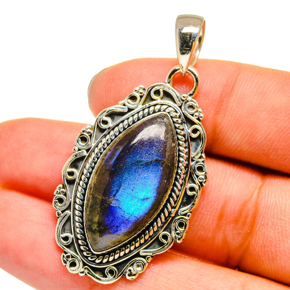 Labradorite Pendants handcrafted by Ana Silver Co - PD13212