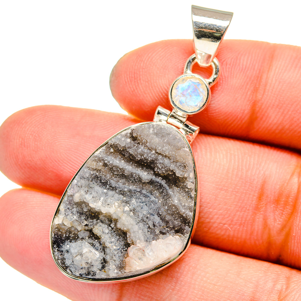 Desert Druzy Pendants handcrafted by Ana Silver Co - PD13220