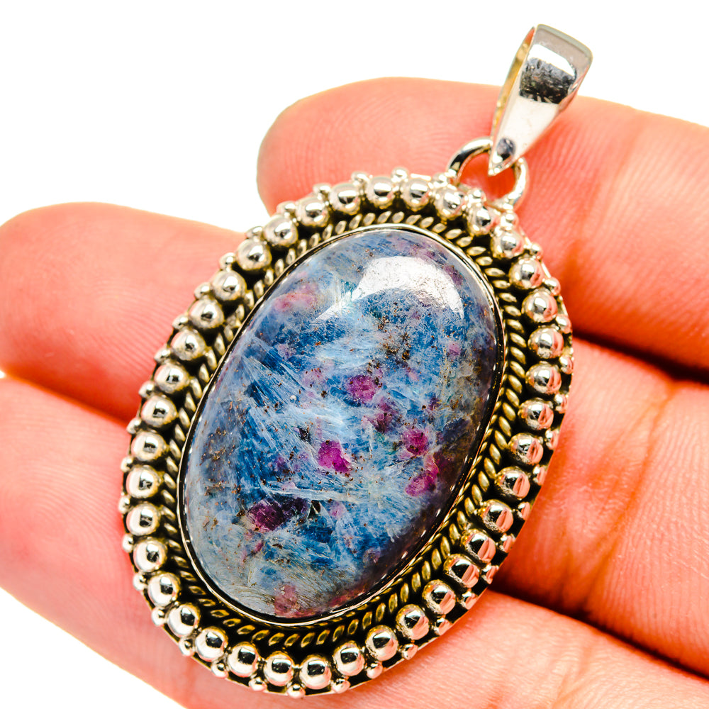 Ruby Fuchsite Pendants handcrafted by Ana Silver Co - PD13229