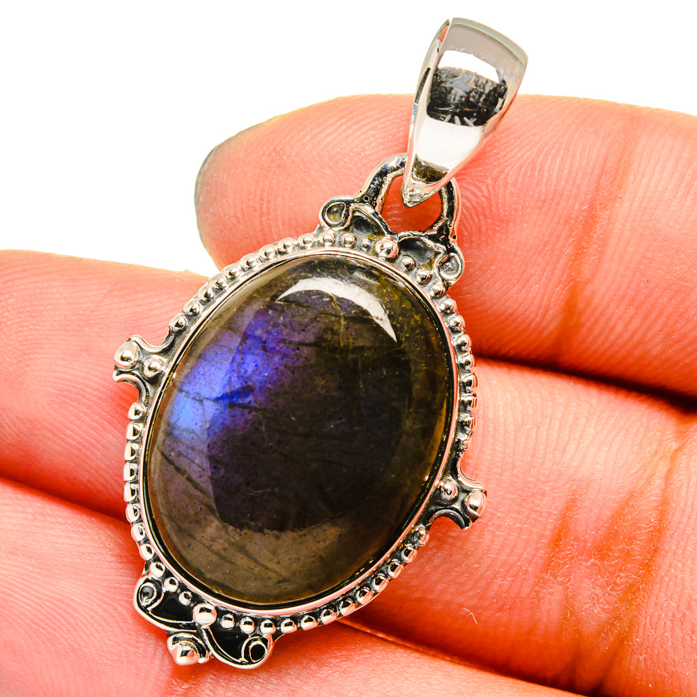 Labradorite Pendants handcrafted by Ana Silver Co - PD13239