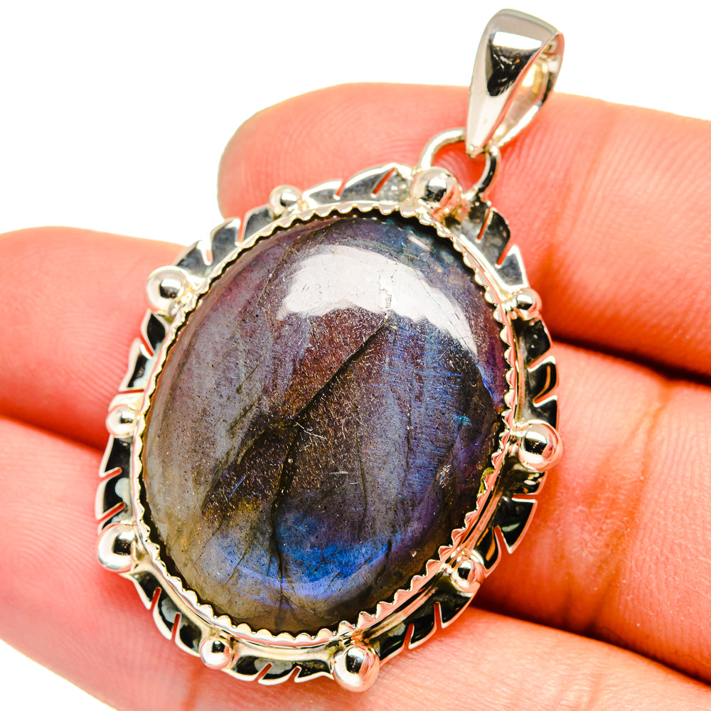 Labradorite Pendants handcrafted by Ana Silver Co - PD13250