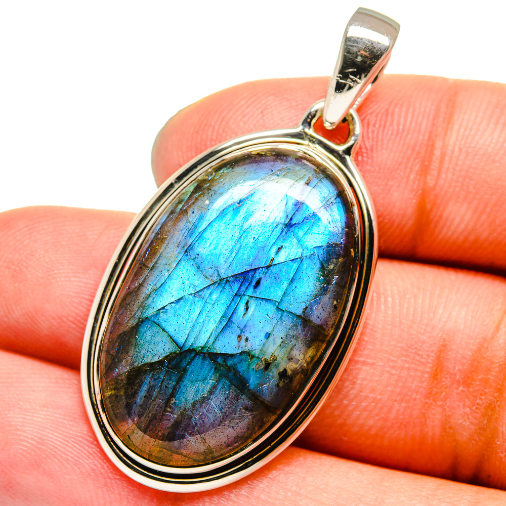 Labradorite Pendants handcrafted by Ana Silver Co - PD13256