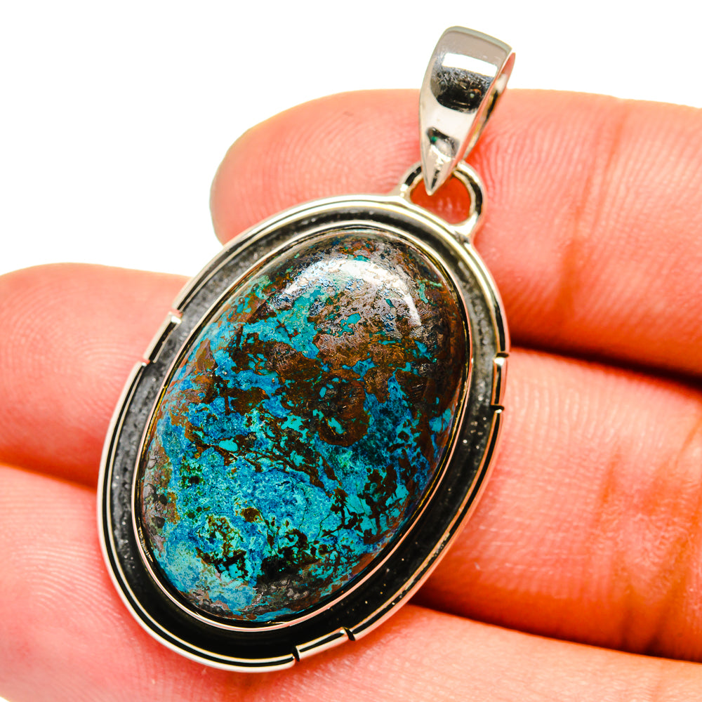 Shattuckite Pendants handcrafted by Ana Silver Co - PD13257