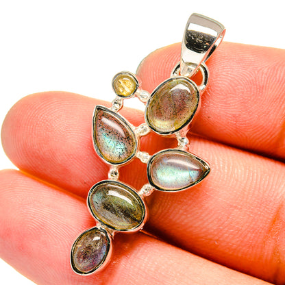 Labradorite Pendants handcrafted by Ana Silver Co - PD13259