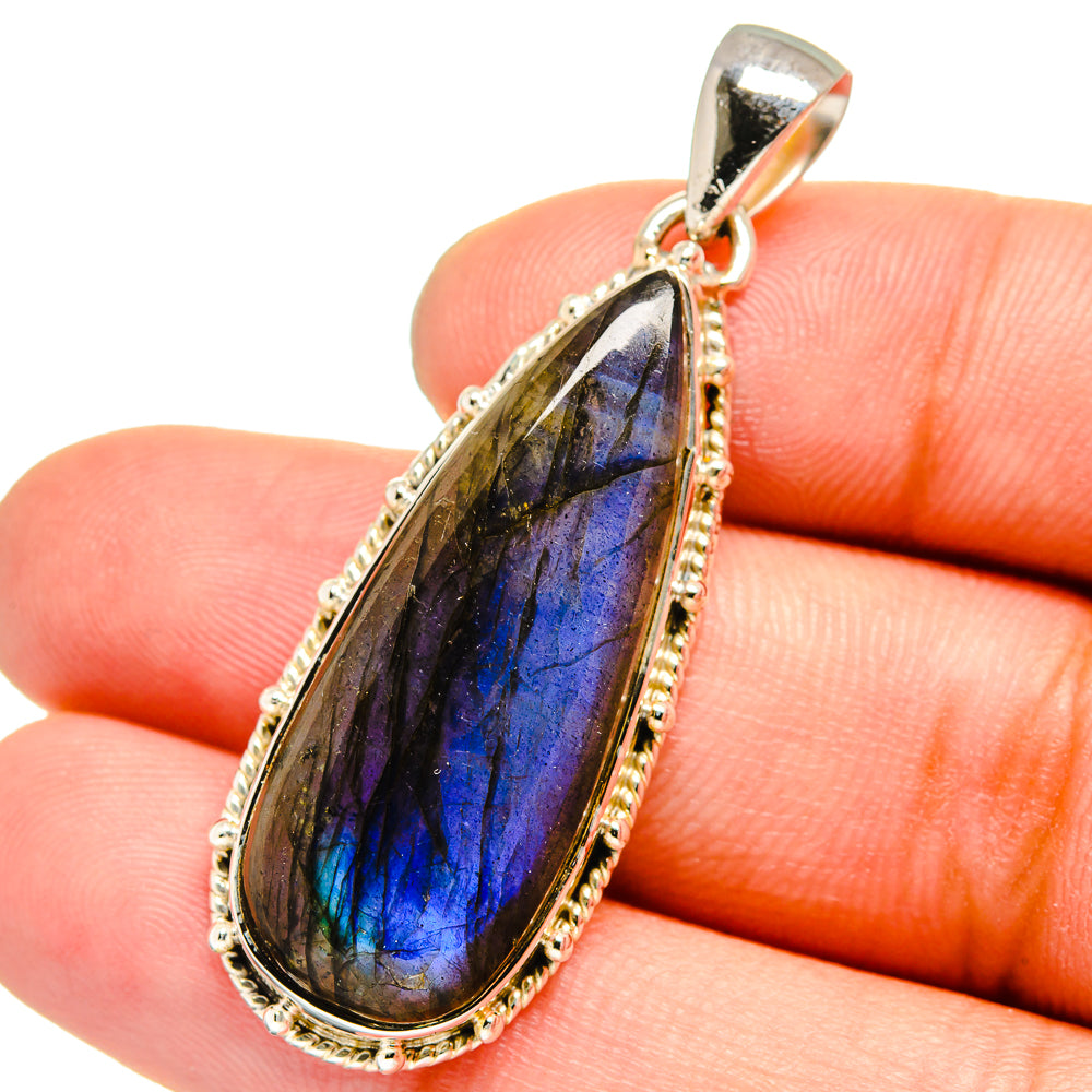 Labradorite Pendants handcrafted by Ana Silver Co - PD13269