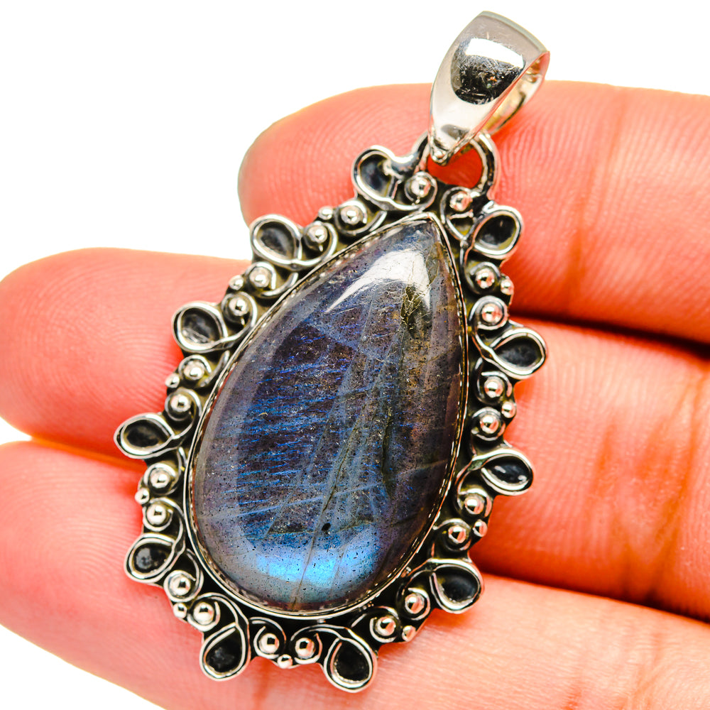 Labradorite Pendants handcrafted by Ana Silver Co - PD13274