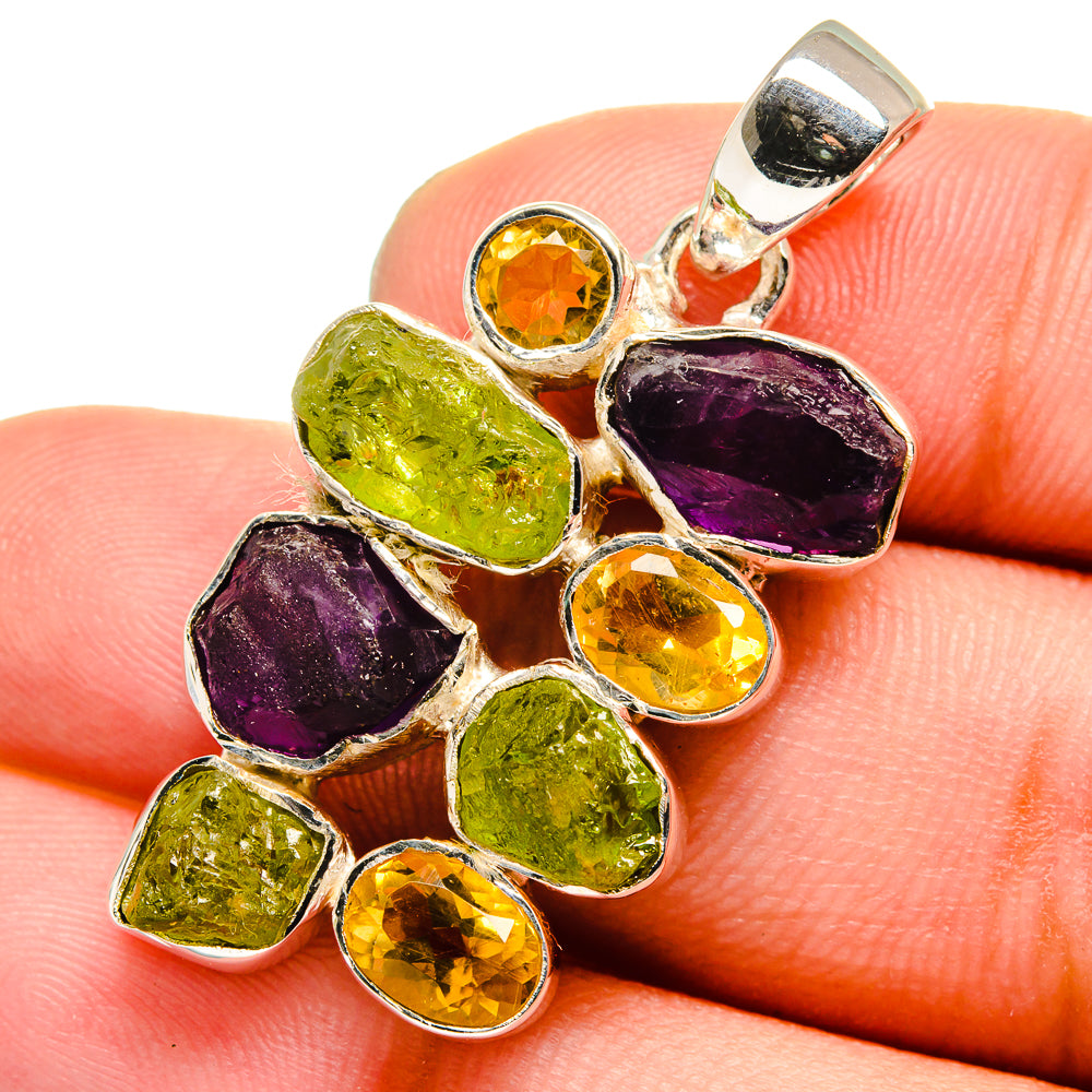 Amethyst Pendants handcrafted by Ana Silver Co - PD13280