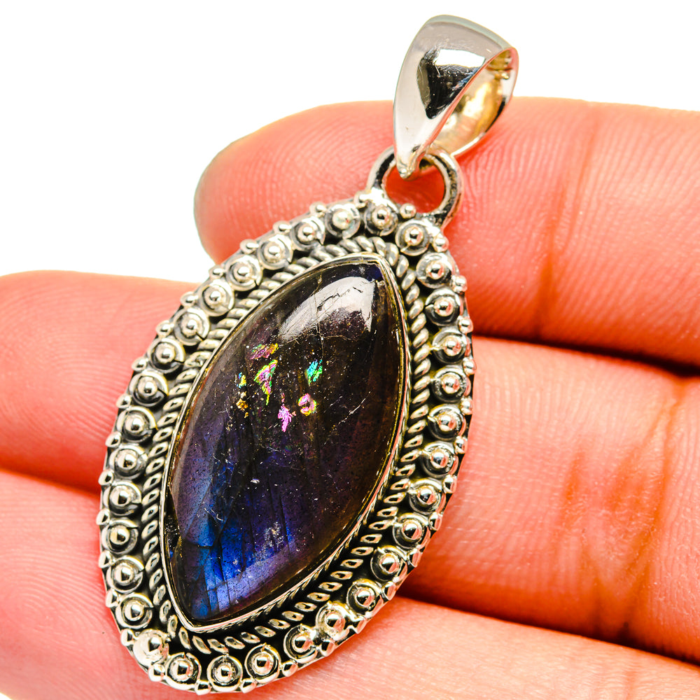 Labradorite Pendants handcrafted by Ana Silver Co - PD13284