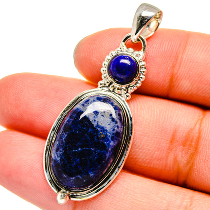 Sodalite Pendants handcrafted by Ana Silver Co - PD13290