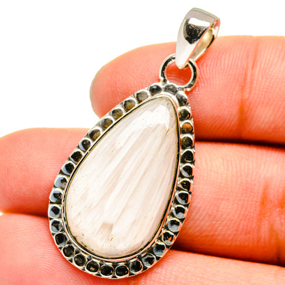 Scolecite Pendants handcrafted by Ana Silver Co - PD13307