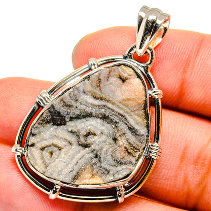Desert Druzy Pendants handcrafted by Ana Silver Co - PD13338