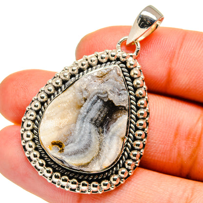 Desert Druzy Pendants handcrafted by Ana Silver Co - PD13339