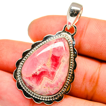 Rhodochrosite Pendants handcrafted by Ana Silver Co - PD13344