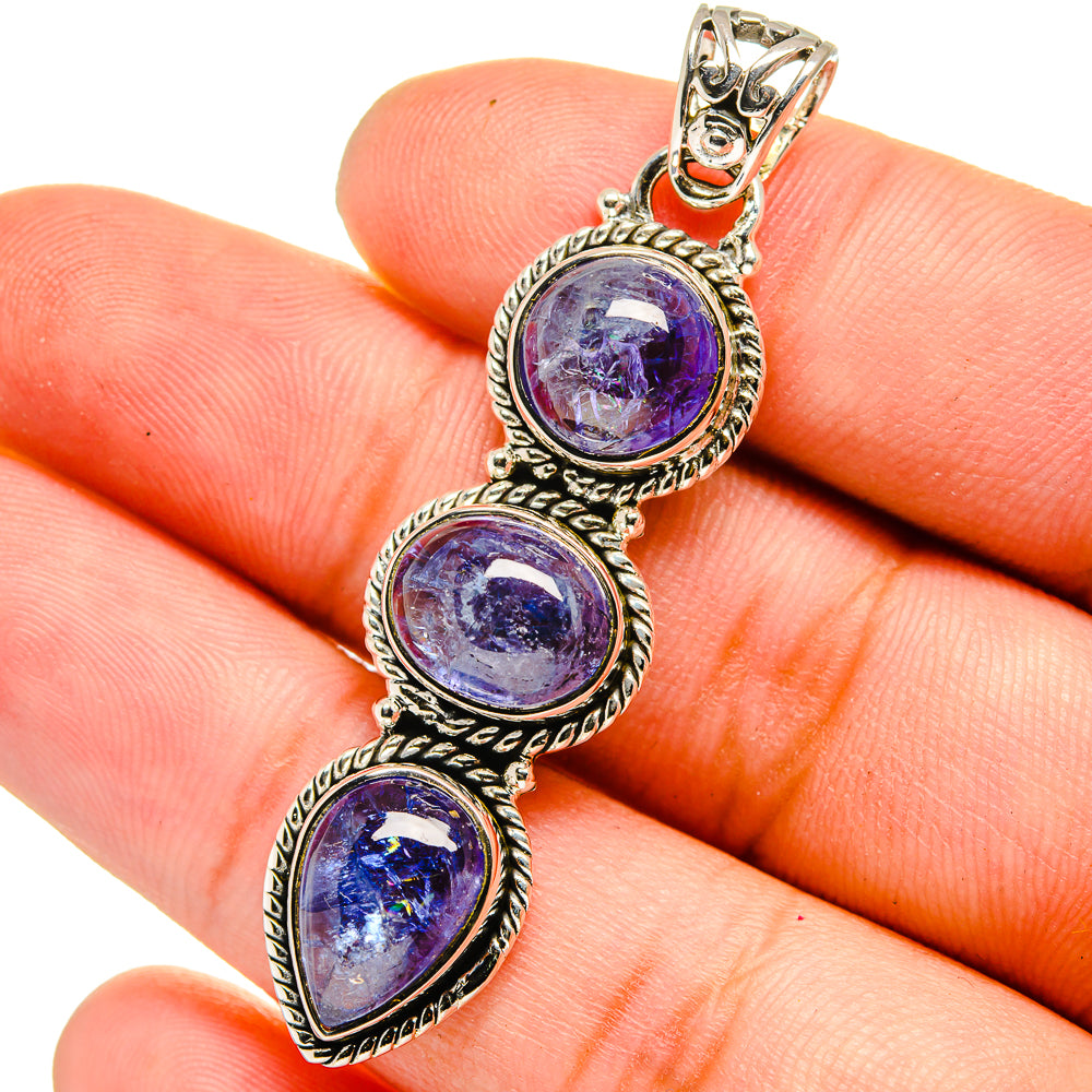 Tanzanite Pendants handcrafted by Ana Silver Co - PD13360