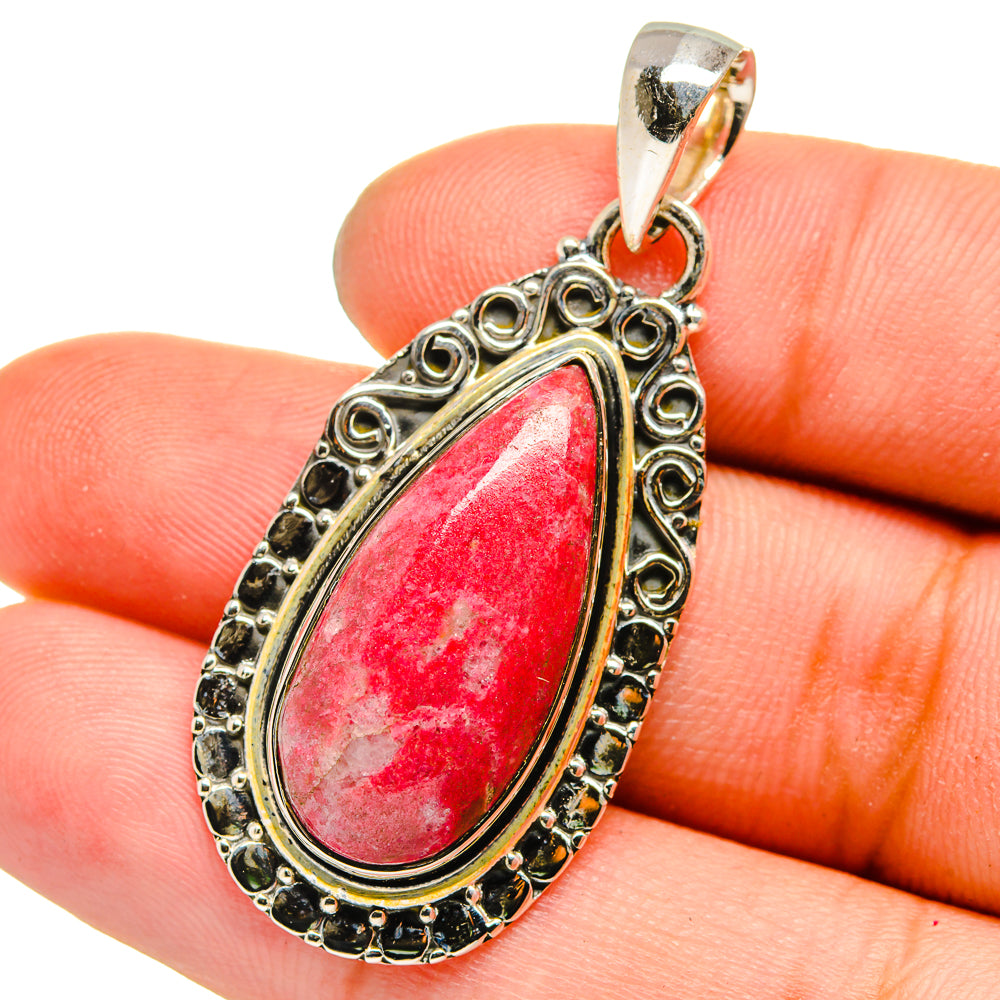 Thulite Pendants handcrafted by Ana Silver Co - PD13365