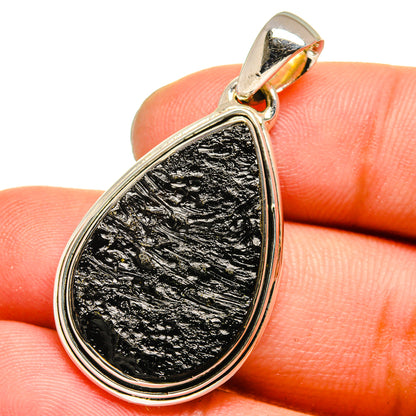 Tektite Pendants handcrafted by Ana Silver Co - PD13370
