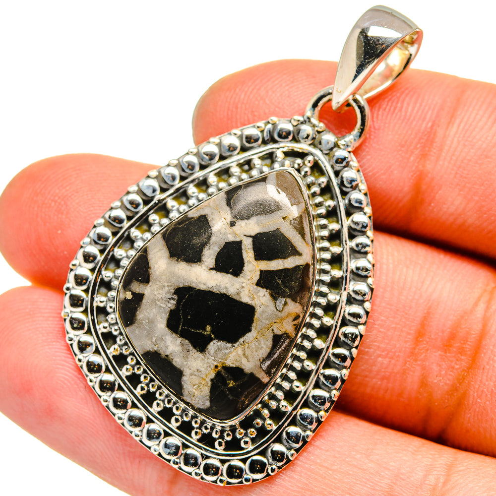Septarian Geode Pendants handcrafted by Ana Silver Co - PD13373
